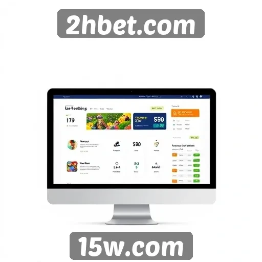 Avaliação da interface de usuário do site 2hbet.com